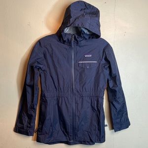 Patagonia Girls sz 12 Rain Jacket Windbreaker